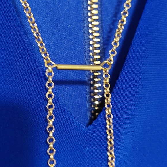 Joseph Ribkoff Women's Royal Blue Lightweight Layered Sheath Dress NWOT Size 8 - Picture 7 of 13